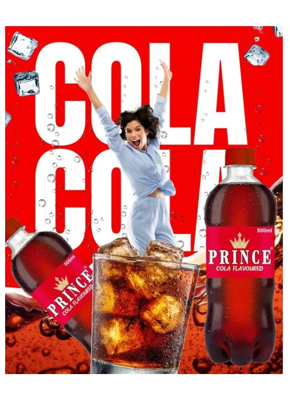 Prince cola flavoured drink campaign